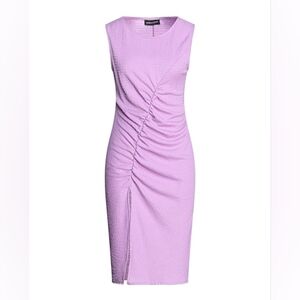 Vanessa Scott Lilac Ruched Dress